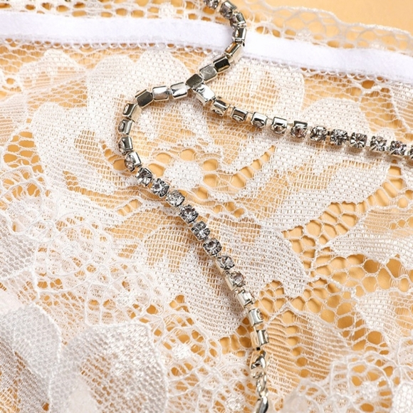 Intimates & Sleepwear New Lace And Rhinestone Panties Poshmark